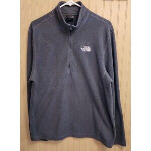 The North Face Never Stop Exploring Quarter Zip Men Fleece Sweater Size XL